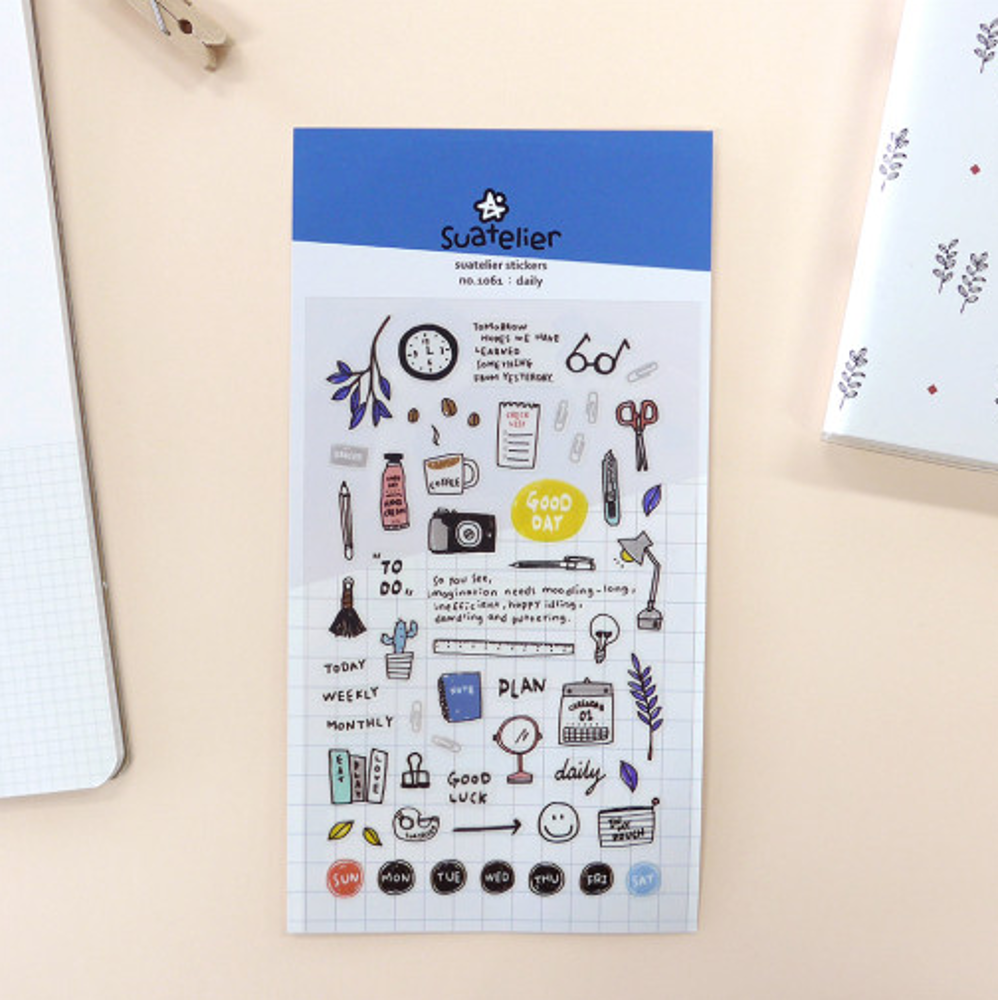 Suatelier Stickers - 1061 Daily Plan