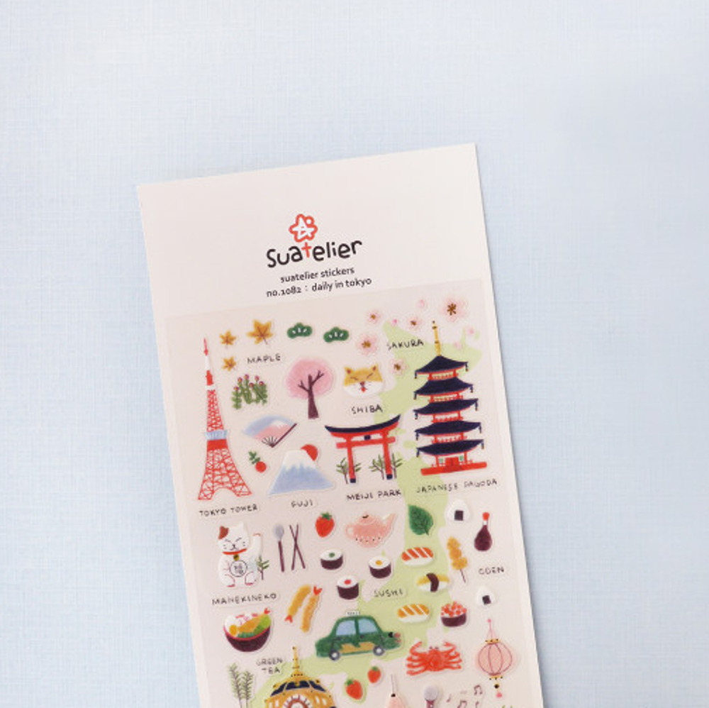Suatelier Stickers - 1082 Daily Tokyo